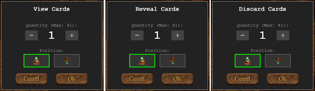 Look, Reveal and Discard